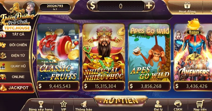 Game video slot hiện đại